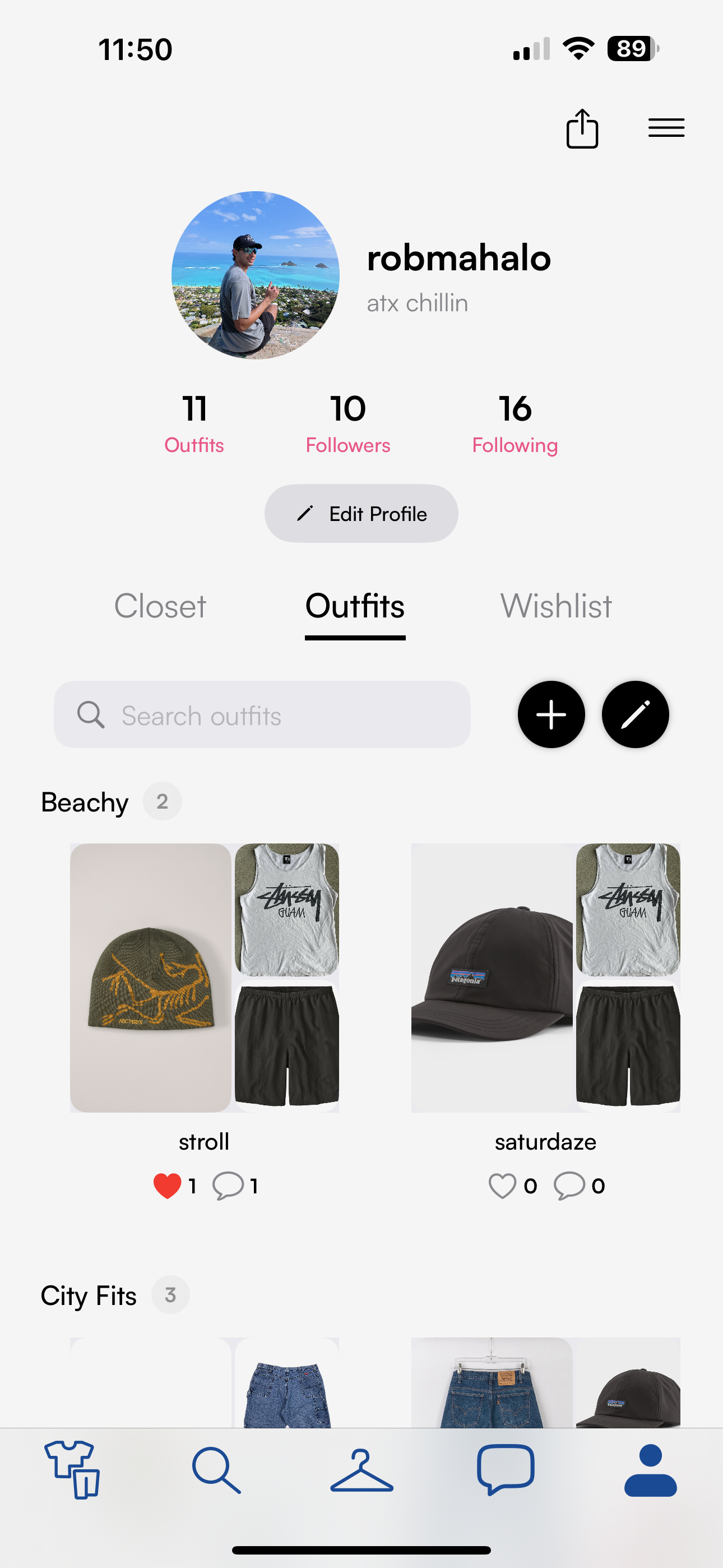 Outfit Screen
