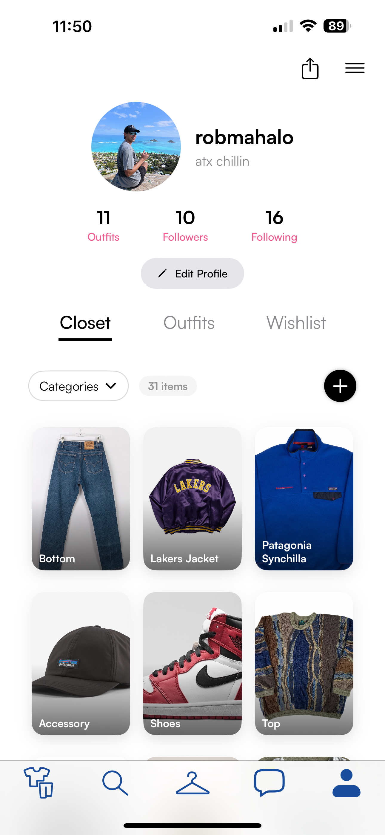 Wishlist Screen